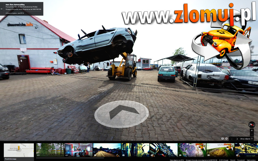 widok z google street view